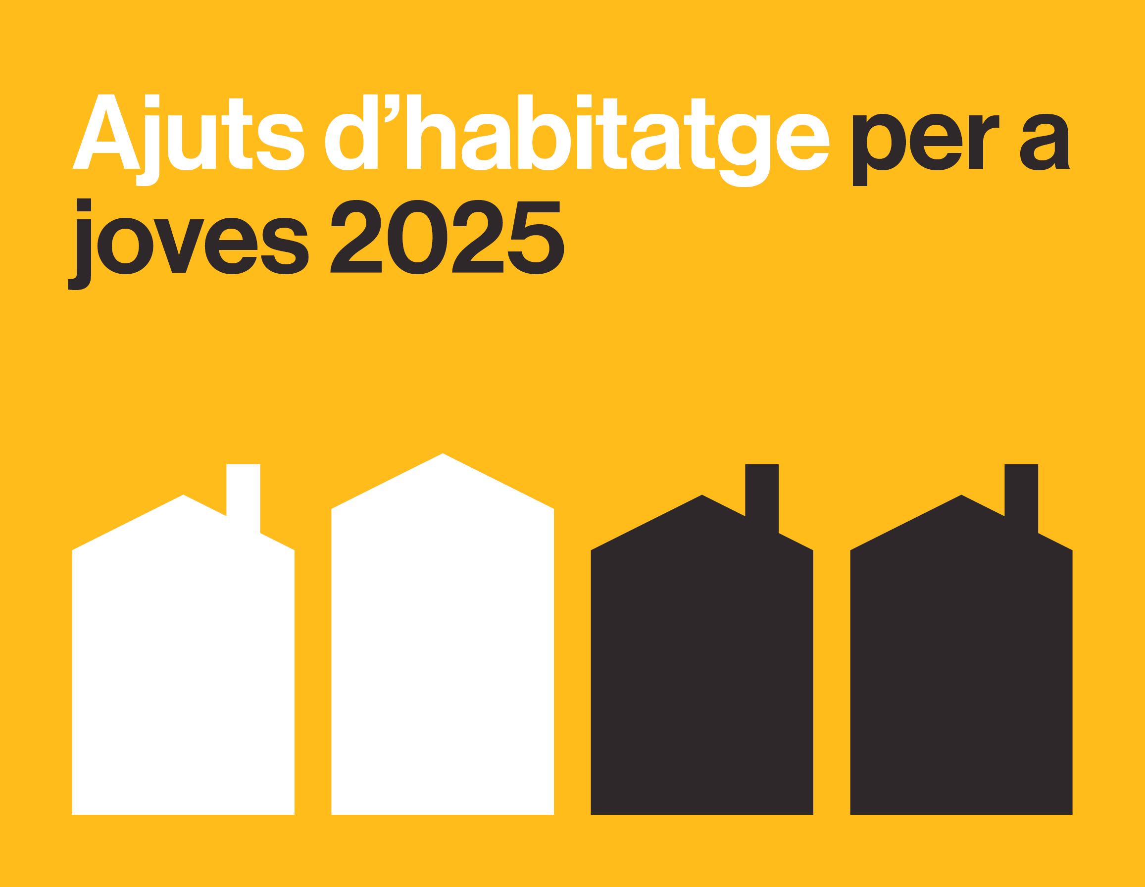 Infografia dels ajuts d’habitatge per a joves